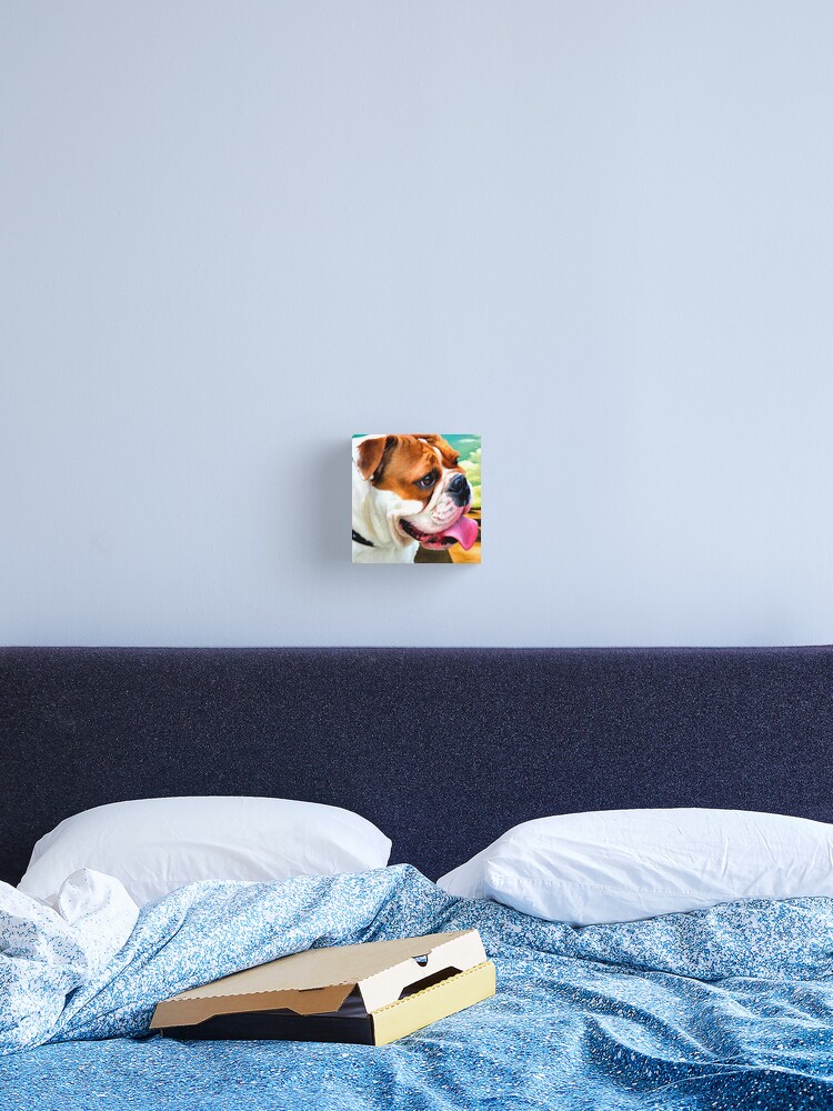 Thumbnail 1 of 3, Canvas Print, "Salvador Doggie" designed and sold by kcd-designs.