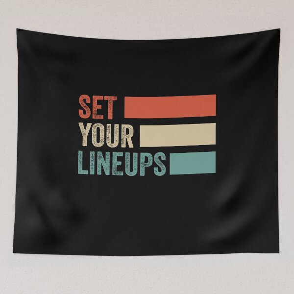 Item preview, Set Your Lineups - Fantasy Football designed and sold by Amineharoni.