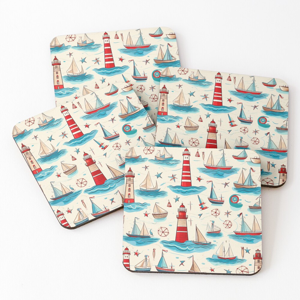 Item preview, Coasters (Set of 4) designed and sold by DiveIntoDesigns.