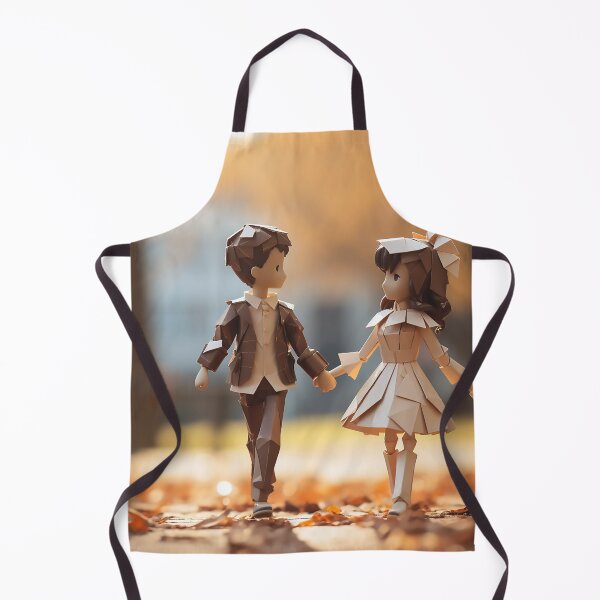 Item preview, The childhood sweethearts walked hand in hand on the camp designed and sold by WallWhimsyWorks.