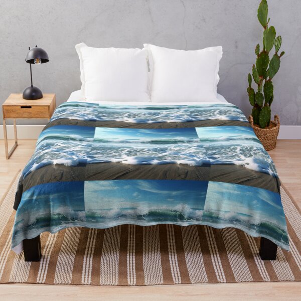 Item preview, Sea Waves Sunny Day Coast Landscape designed and sold by LudwikeArts.