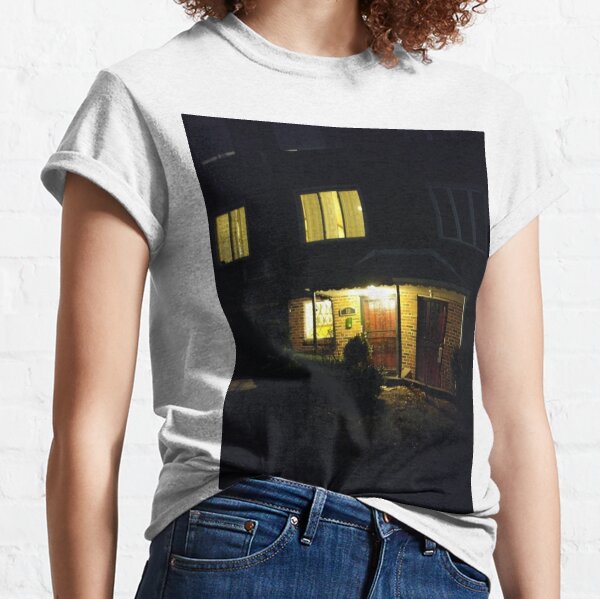 House, New York, Manhattan, Brooklyn, New York City, architecture, street, building, tree, car,   Classic T-Shirt