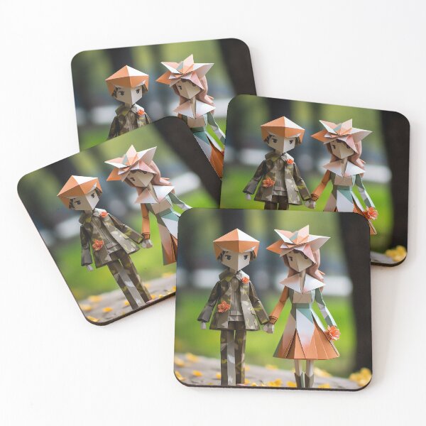 Item preview, The childhood sweethearts walked hand in hand on the camp designed and sold by WallWhimsyWorks.