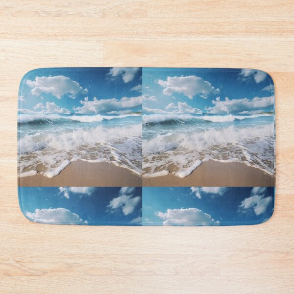 Item preview, Sea Waves Sunny Day Coast Landscape designed and sold by LudwikeArts.