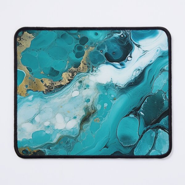Item preview, Very beauty turquoise marble pattern designed and sold by SmileshareShop.