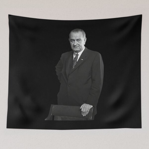 Item preview, lyndon b johnson portrait war is hell store transparent	 designed and sold by joehiwogt67.