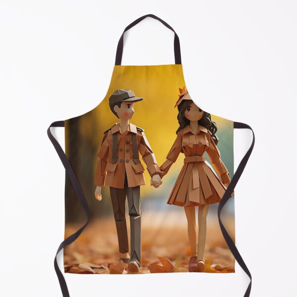 Item preview, The childhood sweethearts walked hand in hand on the camp designed and sold by WallWhimsyWorks.