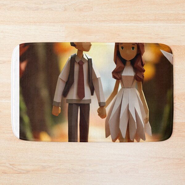 Item preview, The childhood sweethearts walked hand in hand on the camp designed and sold by WallWhimsyWorks.