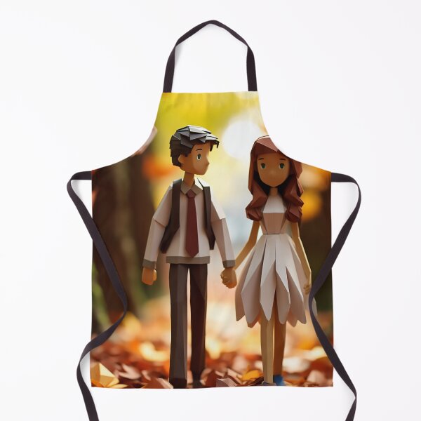 Item preview, The childhood sweethearts walked hand in hand on the camp designed and sold by WallWhimsyWorks.