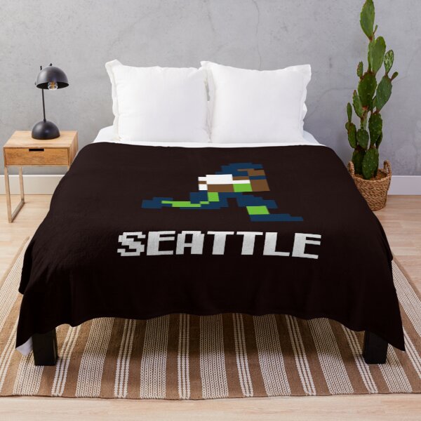 Aperçu de l'œuvre Seattle Football 1 8 bits créée et vendue par AnjaliWindler.