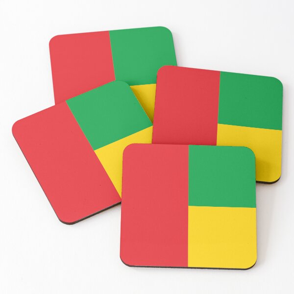 Item preview, Red Gold and Green Flag Solid Colours designed and sold by DaughterOfFaye.