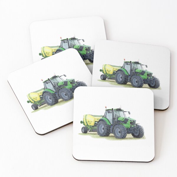 Item preview, Green Tractor Painting designed and sold by SandraWarmerdam.