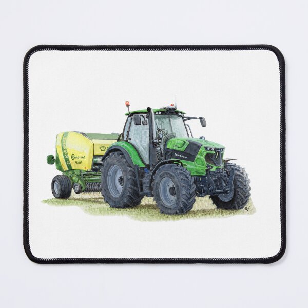Item preview, Green Tractor Painting designed and sold by SandraWarmerdam.