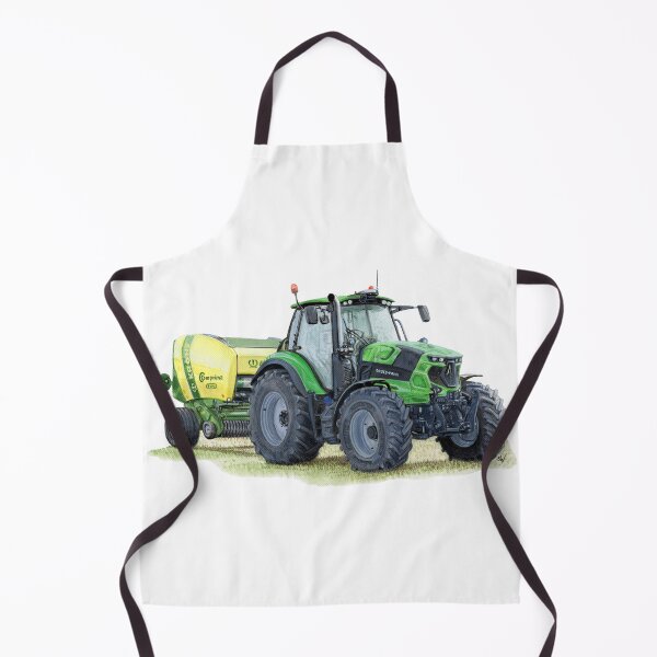 Item preview, Green Tractor Painting designed and sold by SandraWarmerdam.