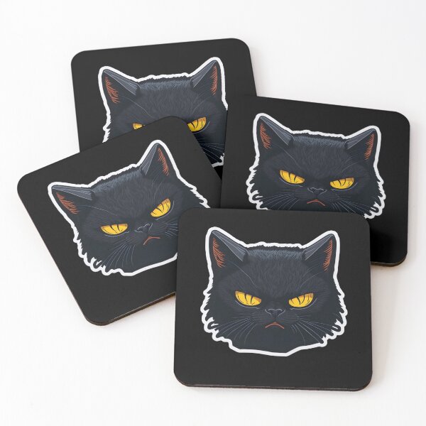 Item preview, angry cat designed and sold by MGArtiste.
