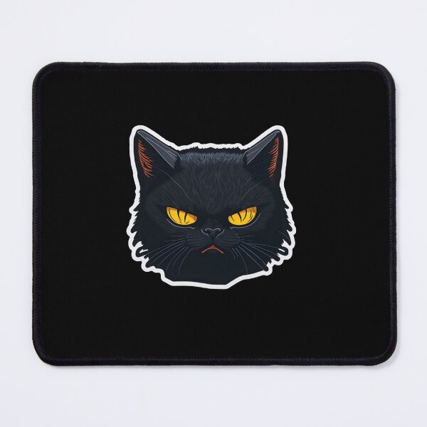 Item preview, angry cat designed and sold by MGArtiste.