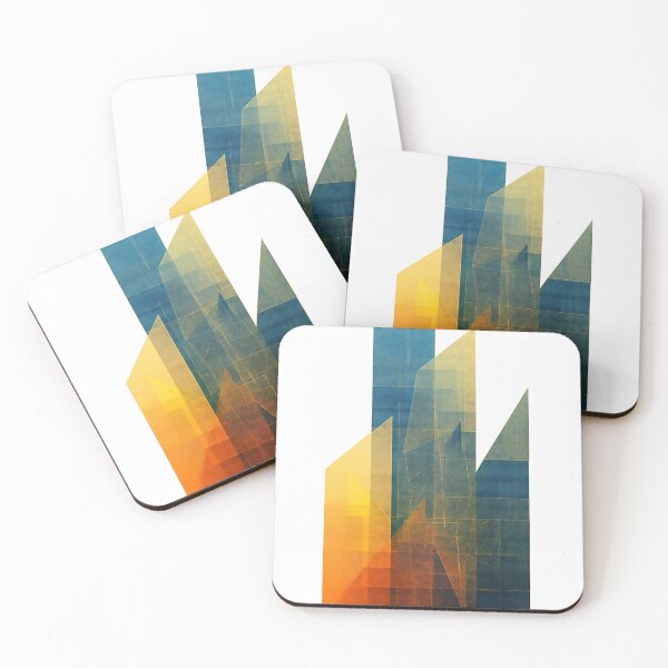 Item preview, Different colorful geometrical shapes designed and sold by WallWhimsyWorks.