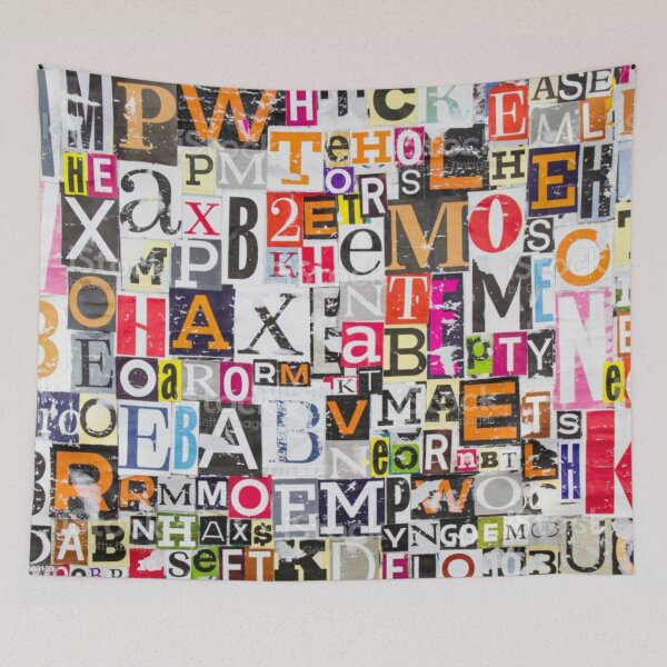 Item preview, colorful newspaper designed and sold by MIJAK.