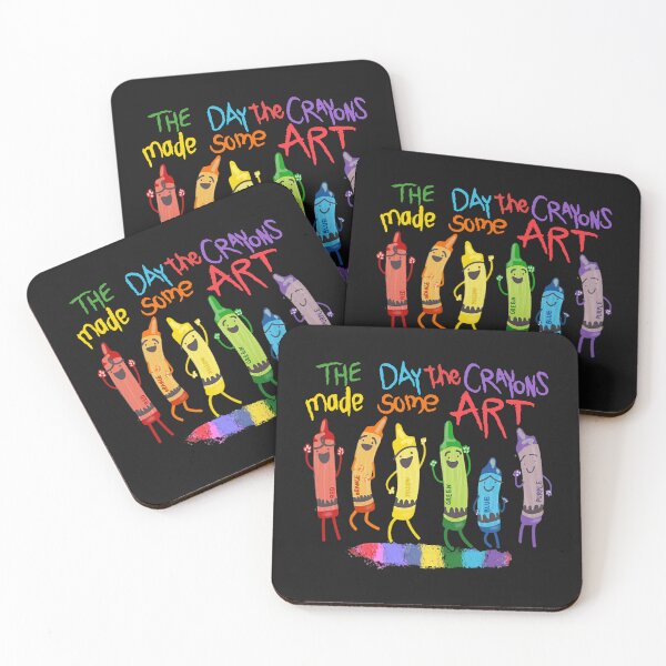 Item preview, Day Crayons Made Some ART Teacher Art designed and sold by mainana78.