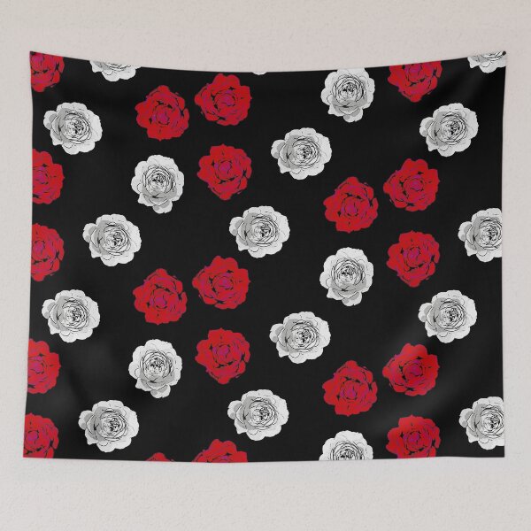 Item preview, Big beautiful red and white roses designed and sold by FlowerandDesing.
