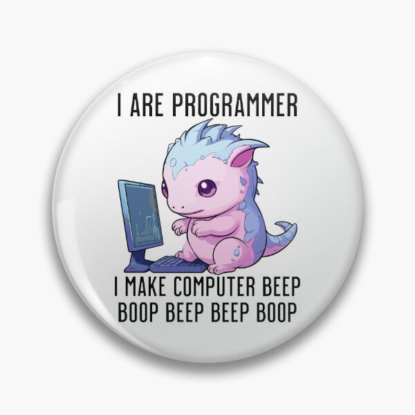 Item preview, I Are Programmer Funny Kawaii Cute Axolotl Programmer designed and sold by LOT7Clothing.
