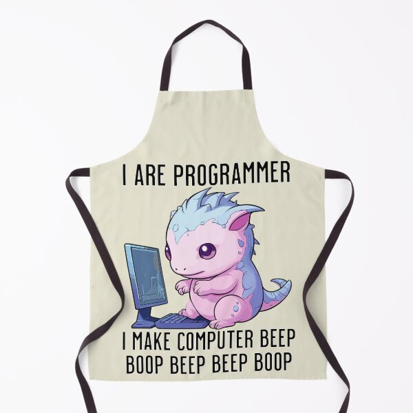 Item preview, I Are Programmer Funny Kawaii Cute Axolotl Programmer designed and sold by LOT7Clothing.