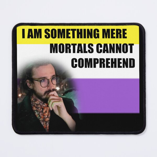 Item preview, Will Wood Non-Binary Flag designed and sold by LaughingCowboys.