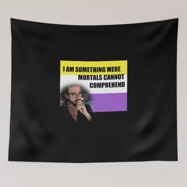 Item preview, Will Wood Non-Binary Flag designed and sold by LaughingCowboys.