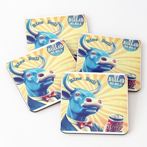 Item preview, blue bull designed and sold by KI-Raphael.