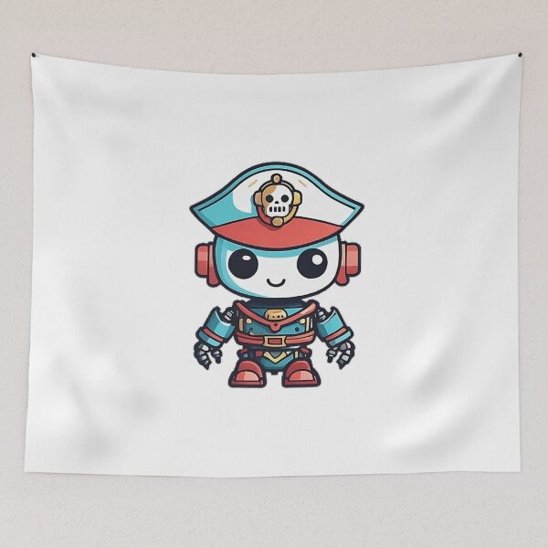 Item preview, Pirate Robot designed and sold by magicalofart.