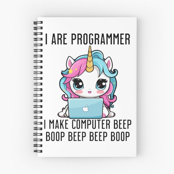 Item preview, I Are Programmer Funny Kawaii Cute Unicorn Programmer designed and sold by LOT7Clothing.