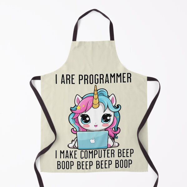 Item preview, I Are Programmer Funny Kawaii Cute Unicorn Programmer designed and sold by LOT7Clothing.