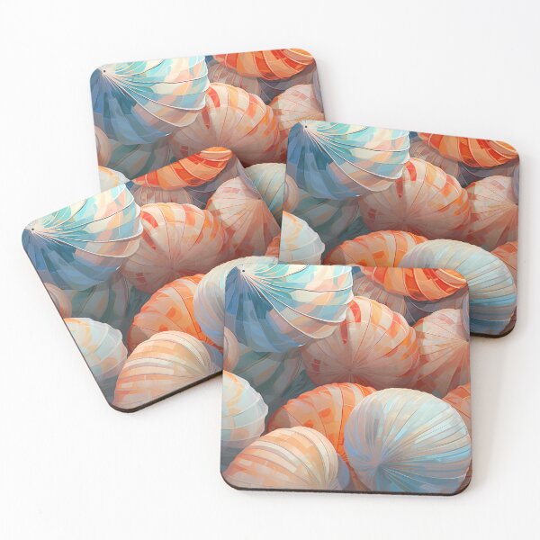 Item preview, Seashell Colors, an Ocean Pattern designed and sold by Faellery.