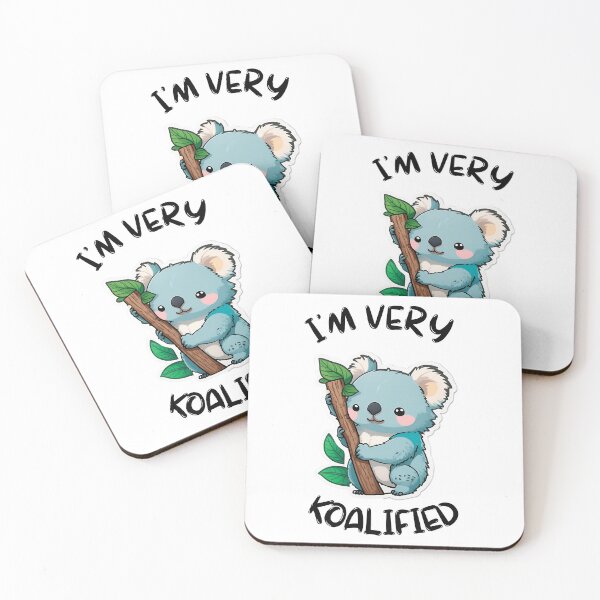 Item preview, I'm Very Koalified Qualified Koala Funny T-shirt designed and sold by MystikArts.