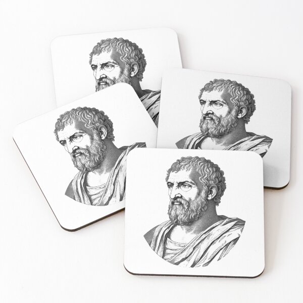 Item preview, Portrait of Thales of Miletus designed and sold by NTGUILTY.