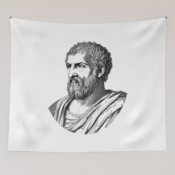 Item preview, Portrait of Thales of Miletus designed and sold by NTGUILTY.