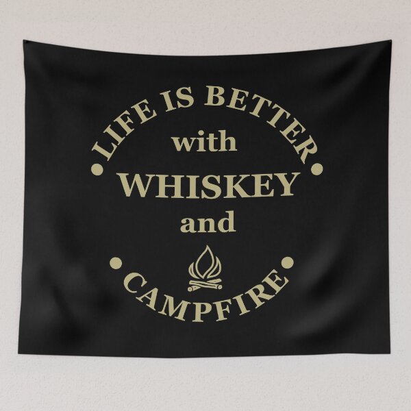 Item preview, Funny camping jokes drinking whiskey sayings camper quotes humor designed and sold by Alexaltay.