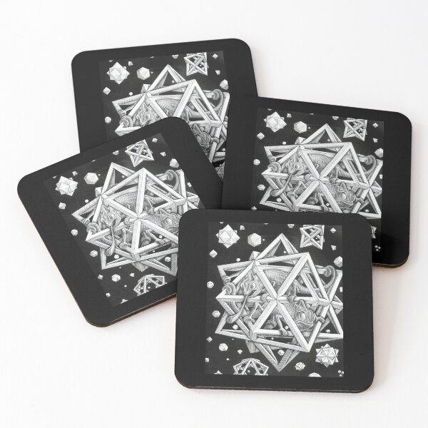 Item preview, M C Escher Halftone	 designed and sold by joehiwogt67.