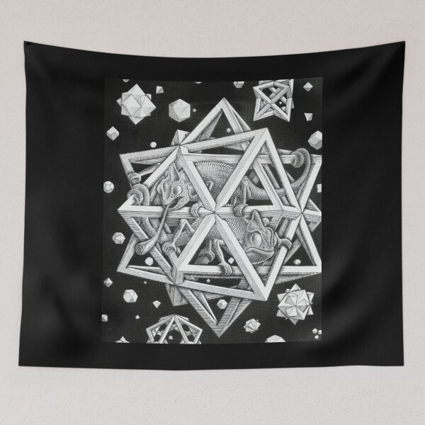 Item preview, M C Escher Halftone	 designed and sold by joehiwogt67.