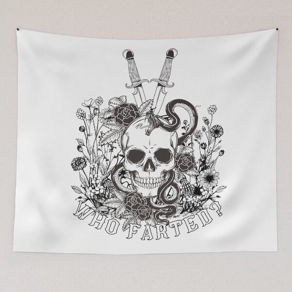 Artikelvorschau, Wer hat das Tattoo gefurzt? entworfen und verkauft von Wickedgifts.