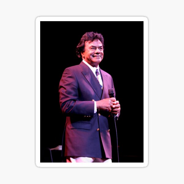 “Johnny Mathis - Photograph” Sticker for Sale by ConcertImages | Redbubble