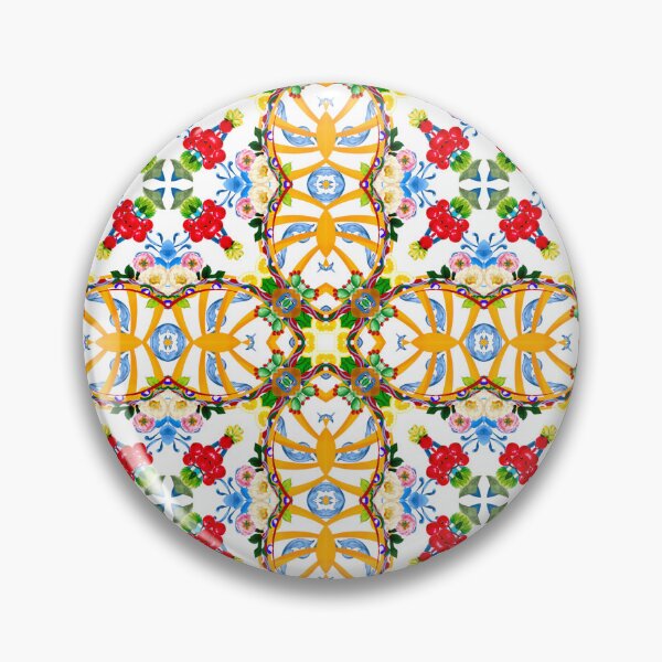 Item preview, Summer,blue tiles,mosaic,Sicilian style, pattern  designed and sold by MariaMarinova.