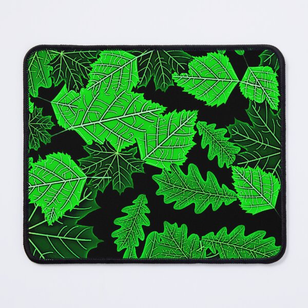 Item preview, Bright leaves on black designed and sold by FlowerandDesing.
