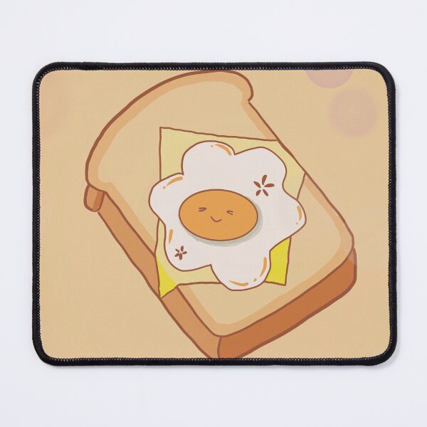 Item preview, Cute toast cheese egg cartoon designed and sold by Wikilittle.