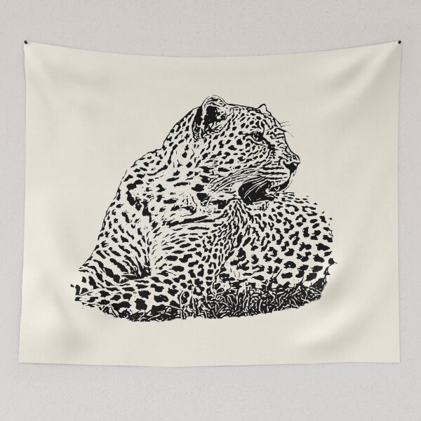 Item preview, Leopard portrait 4 designed and sold by Guardi71.