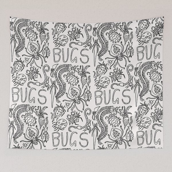 Item preview, Bug party (black line) designed and sold by TheDoodlemancer.
