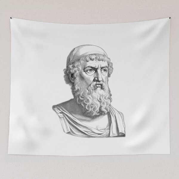 Item preview, Greek Philosopher Thales of Miletus  designed and sold by NTGUILTY.