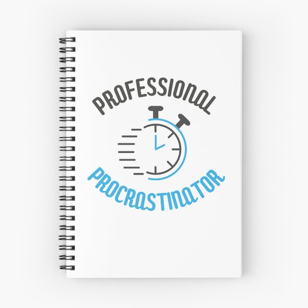 Item preview, Professional procrastinator badge with clock designed and sold by CleanDecor.