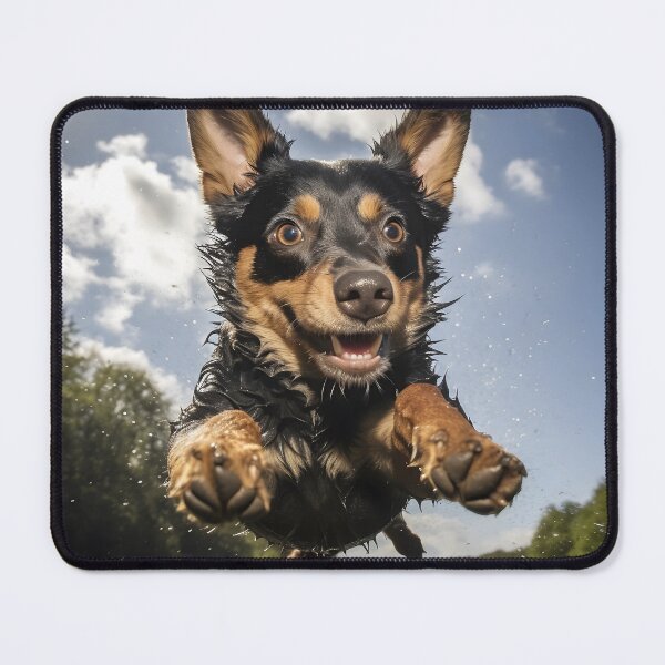 Item preview, Lancashire Heeler Jumping over Water designed and sold by dcrc.