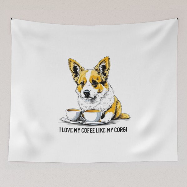 Item preview, Corgi and Coffee designed and sold by Byreign.